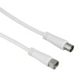 Cabo Coaxial Hama Satélite 205294 90 dB 1.5m Branco Sale