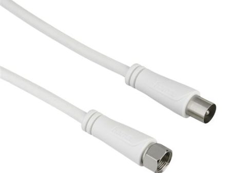 Cabo Coaxial Hama Satélite 205294 90 dB 1.5m Branco Sale