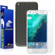 Google Pixel XL Screen Protector + Black Carbon Fiber Skin Online