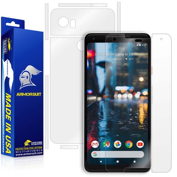 Google Pixel 2 XL Screen Protector + Full Body Skin For Cheap