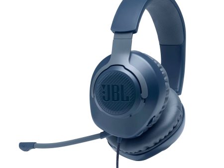 JBL Quantum100 Gaming-Wired Over-Ear - Blue For Cheap