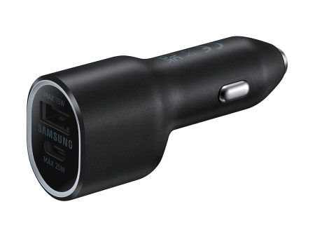 Samsung Dual Port 40W Car Charger (Type C Max 25W, Usb-A Max 25W) For Cheap