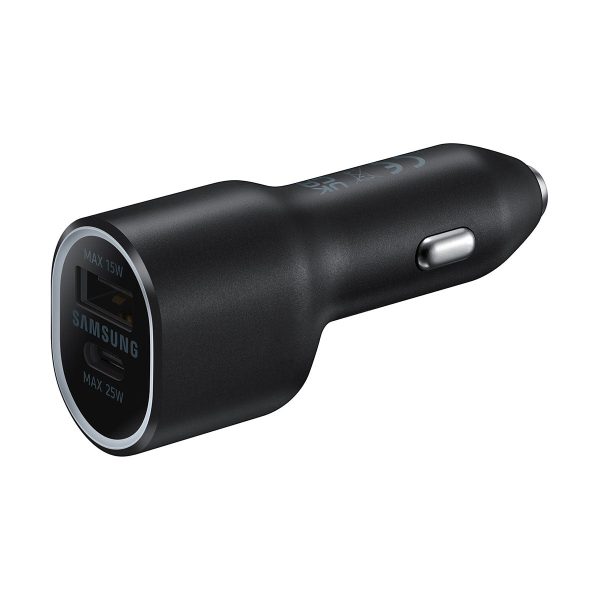 Samsung Dual Port 40W Car Charger (Type C Max 25W, Usb-A Max 25W) For Cheap