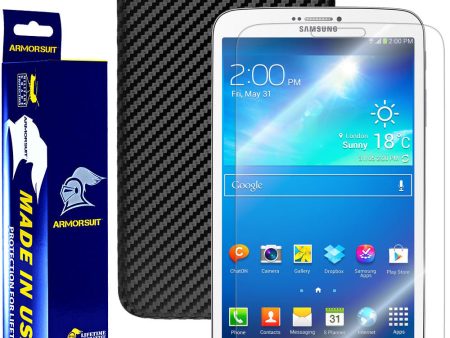 Samsung Galaxy Tab 3 8.0 (WIFI 3G 4G) International Version Screen Protector + Black Carbon Fiber Film Protector Discount