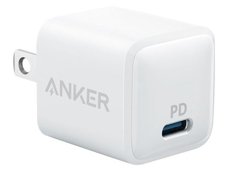 Anker - Powerport PD Nano 20W High Speed USB-C Fast Wall Charger - White Fashion