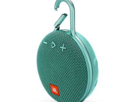 JBL Clip 3 Portable Bluetooth Speaker - River Teal For Sale