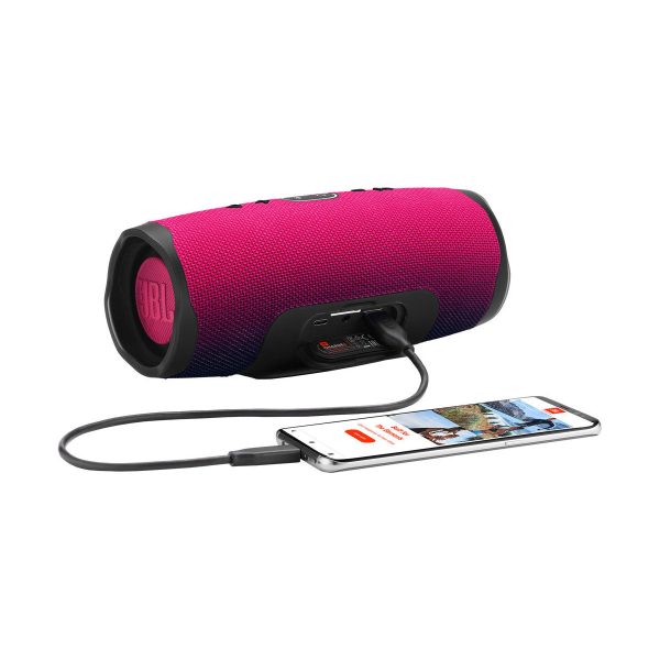 JBL Charge 4 Portable Bluetooth Speaker - Magenta Hot on Sale