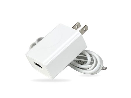 Wall Charger USB-A 5V 1A With 1M Lightning Cable - White Supply