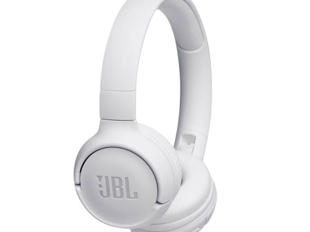 JBL Tune 500BT Wireless On-Ear Headphones - White Fashion