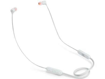 JBL Tune 110BT Wireless In-Ear Headphones - White on Sale