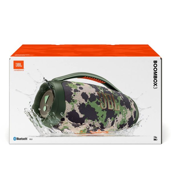 JBL Boombox 3 Portable Waterproof Bluetooth Speaker - Camoflage Supply