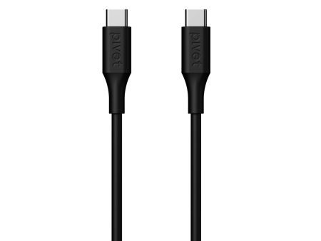 Pivet Motive USB-C to USB-C Charging Cable - Black For Sale