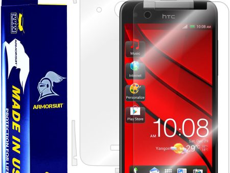 HTC Butterfly Screen Protector + Full Body Skin Protector Online now