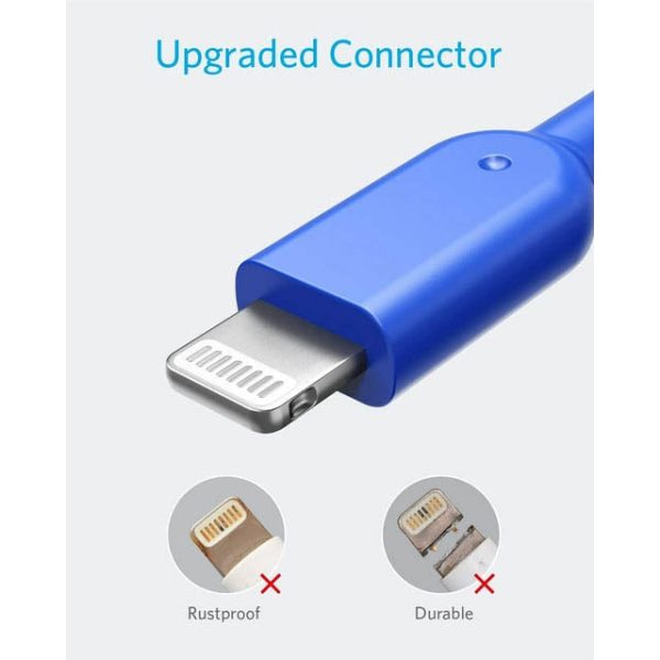 Anker Powerline 6  USB-A To Lightning Connector (Online) - Blue Hot on Sale