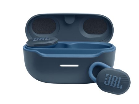 JBL Endurance Race TWS True Wireless Earphones - Blue Hot on Sale