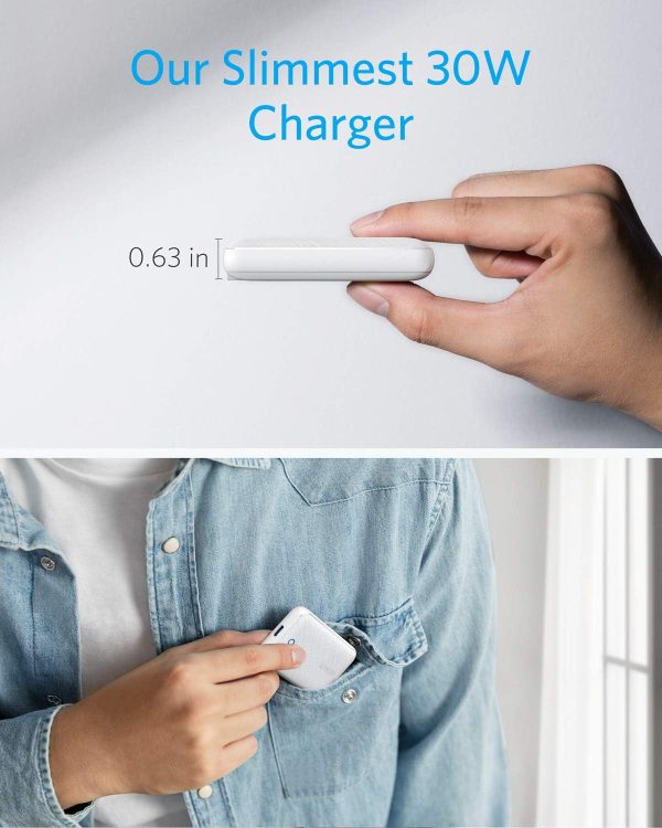 Anker Powerport 30W Atom USB-C Wall Charger (Online) - White Cheap