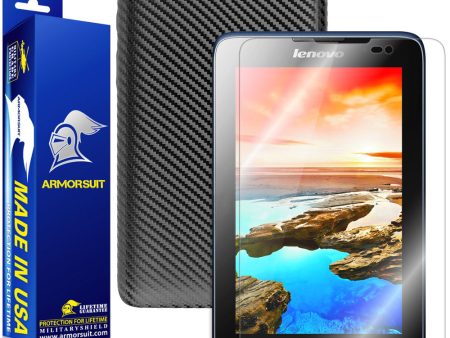 Lenovo Tab A7-50 Screen Protector + Black Carbon Fiber Film Protector For Discount