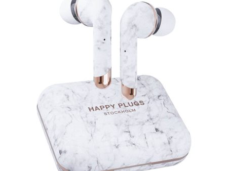 Happy Plugs Air 1 Plus In-Ear - White Marble Discount