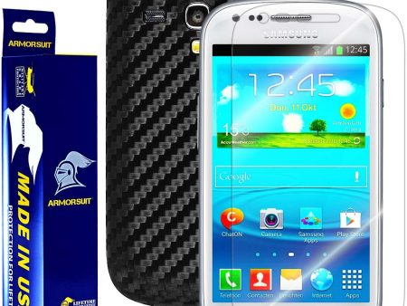 Samsung Galaxy S3 Mini Screen Protector + Carbon Fiber Film Protector For Cheap