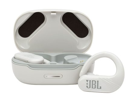 JBL Endurance Peak II True Wireless In-Ear Sport Headphones - White Hot on Sale