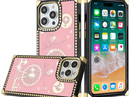 Design Case For iPhone 11 - Pink - Passion Square Hearts Windmill Love Balloon Fun Wild Flag Cheap