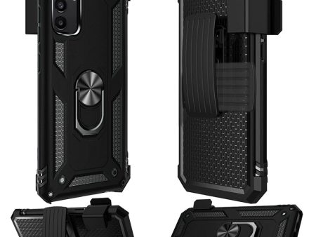 Holster Case For Samsung A14 5G - Black - Magnetic Ringstand Clip Wild Flag Hot on Sale