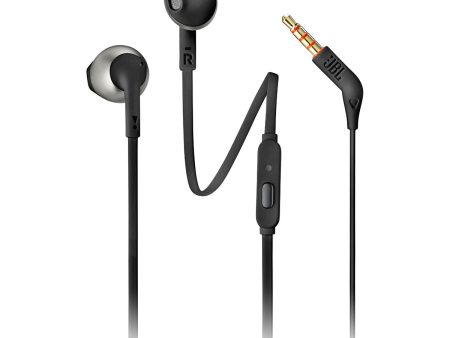 JBL Tune 205 Wired In-Ear Headphones - Black Online Sale