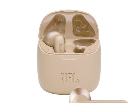 JBL Tune 225TWS True Wireless Earbud Headphones - Gold For Discount