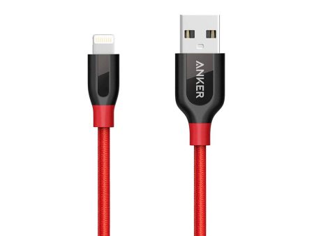 Anker Powerline+ 3  USB-A To Lightning Cable- Red on Sale