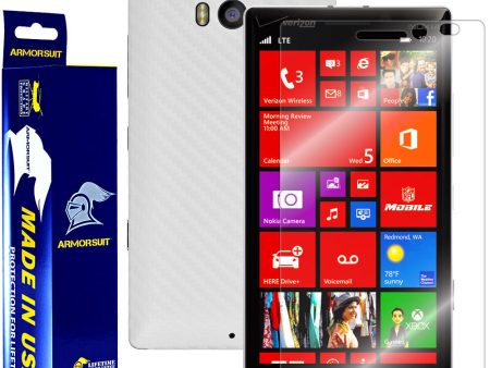 Nokia Lumia Icon Screen Protector + White Carbon Fiber Film Protector Sale