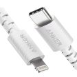 Anker Powerline Select+ 2 USB-C and 2 USB-A Lightning Cables - Black White Supply