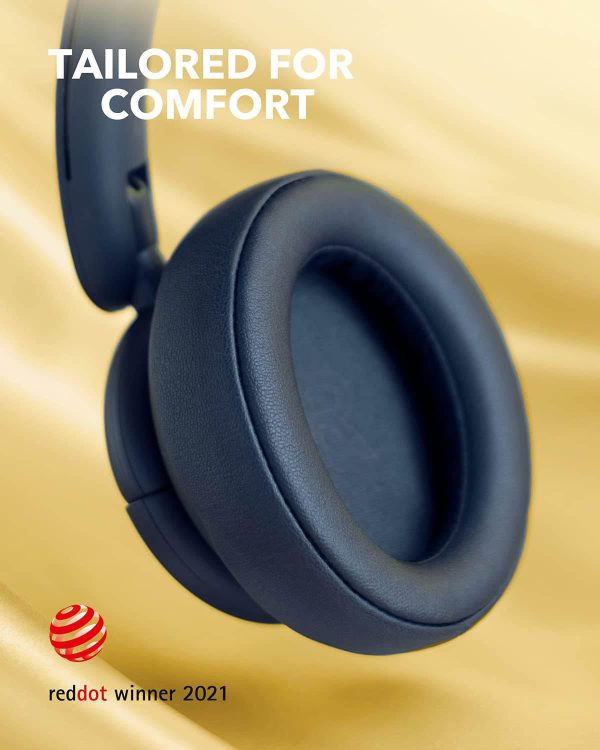 Anker Soundcore Life Tune Pro High Res Wireless Bluetooth Over The Ear Headphones - Blue Fashion