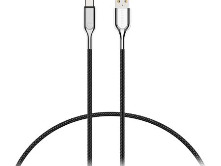 Cygnett Armoured 3.1 USB-C To USB-A (3A 60W) Cable 1M - Black on Sale