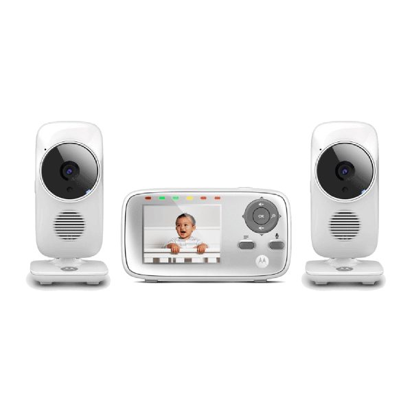 Motorola MBP483-2 2.8  Video Baby Monitor With Two Cameras on Sale