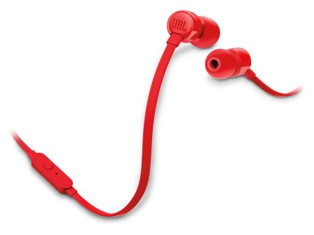 JBL Tune 110 Wired In-Ear Headphones - Red Cheap