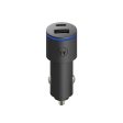 Motorola TurboPower 45W Duo Car Charger With 1M C-C Cable - Black on Sale