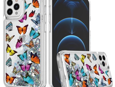 Design Case For iPhone 11 - Butterfly G - Design Water Quicksand Glitter Wild Flag Sale