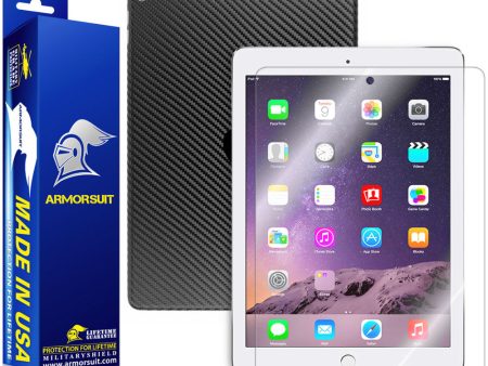 Apple iPad Air 2 (WiFi) Screen Protector + Carbon Fiber Skin Discount