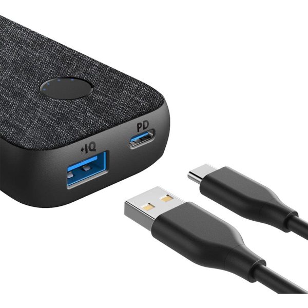 Anker Powercore PD Metro 18W High-Speed Charging Kit (Portble and Wall Charger  Set With USB-C) - Black Fashion