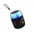 WorryFree WSC-02 Wireless Mini Bluetooth Speaker With RGB Lights - Black For Cheap