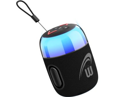 WorryFree WSC-02 Wireless Mini Bluetooth Speaker With RGB Lights - Black For Cheap