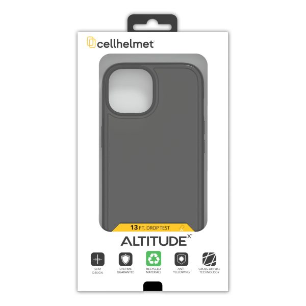 CellHelmet Altitude X Series for iPhone 15 Pro (6.1 ) - Onyx Black Hot on Sale