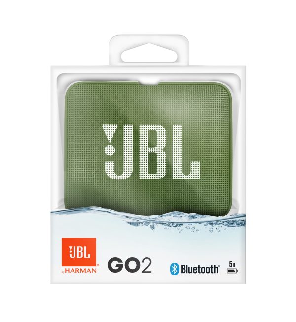 JBL Go 2 Bluetooth Portable Speaker - Green Supply