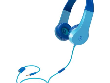 Moto JR200 Kids  Over-Ear Headphones - Blue on Sale