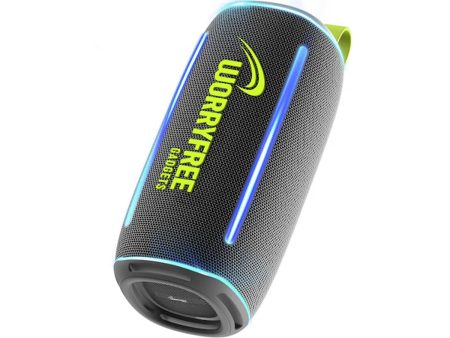 WorryFree WP64 Waterproof Bluetooth Speaker With Rgb Lights - Gray Sale