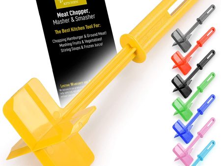 Zulay Kitchen Meat Chopper - Yellow Supply