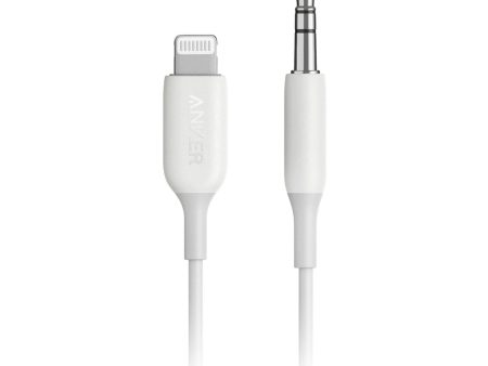 Anker 3.5mm Audio Adapter with Lightning Connector - White Online Hot Sale