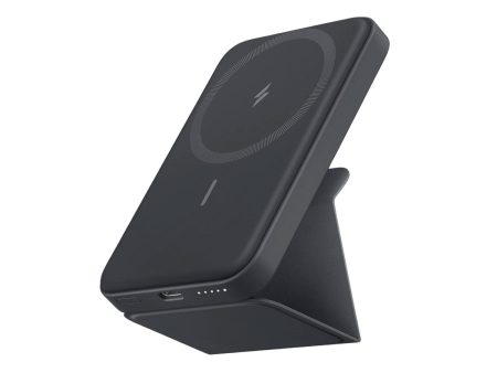 Anker Powercore 622 Foldable Magnetic Battery (Mag-Go) 5K mAh with USB-C Cable - Black on Sale