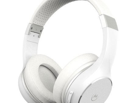 Moto XT220 Wireless Over-Ear Headphones W  Mic - White Online now