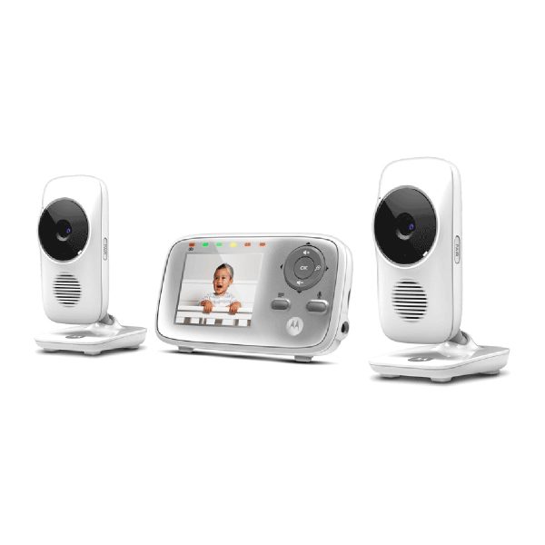 Motorola MBP483-2 2.8  Video Baby Monitor With Two Cameras on Sale